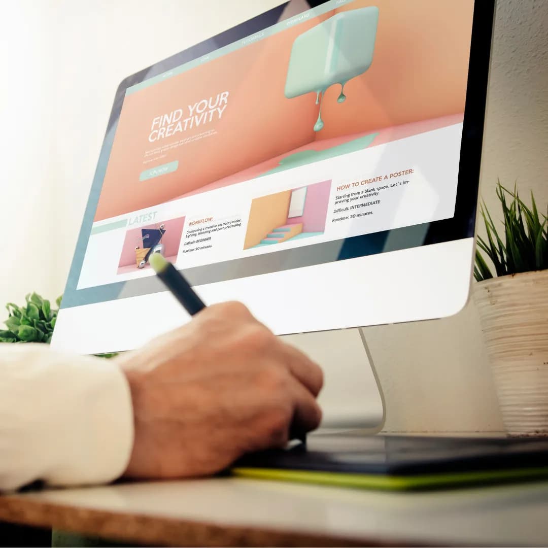 Veraltete Website
